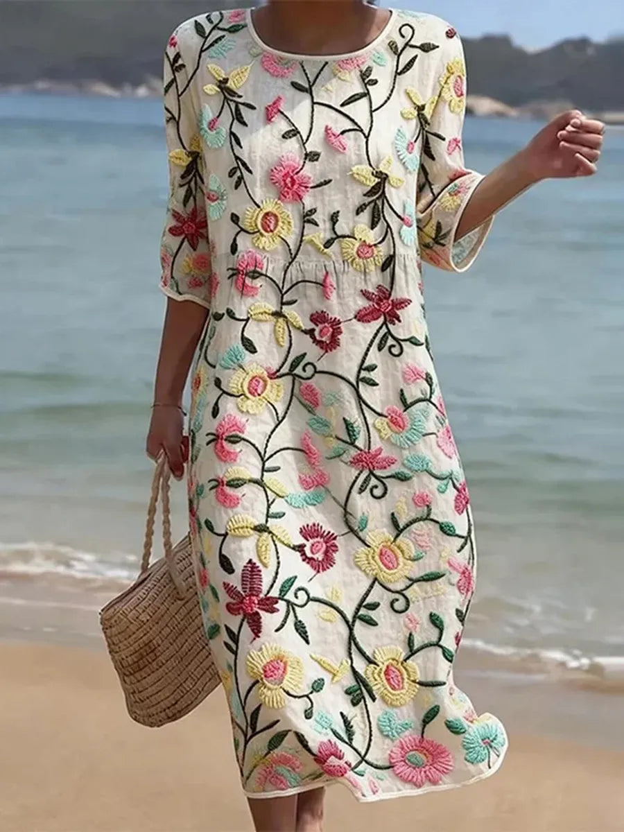 Rebecca - Élégante Robe Florale