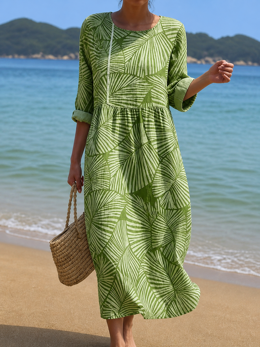 Robe femme décontractée à motifs floraux