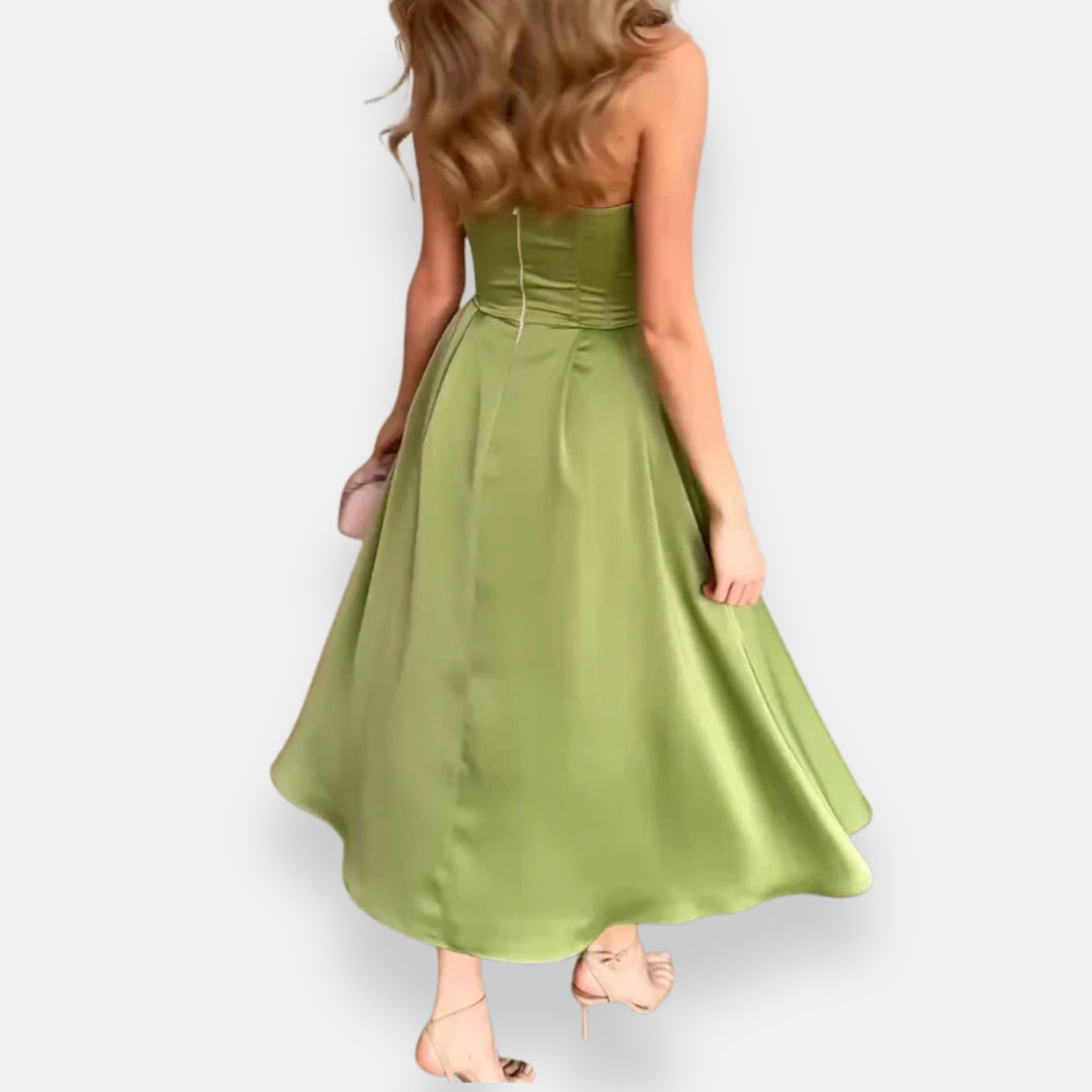 Yseranthe | Robe Mi-Longue Bustier
