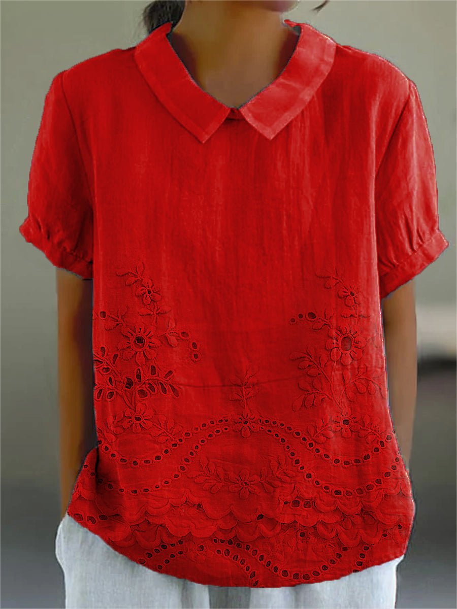 Lily | Embroidered Shirt