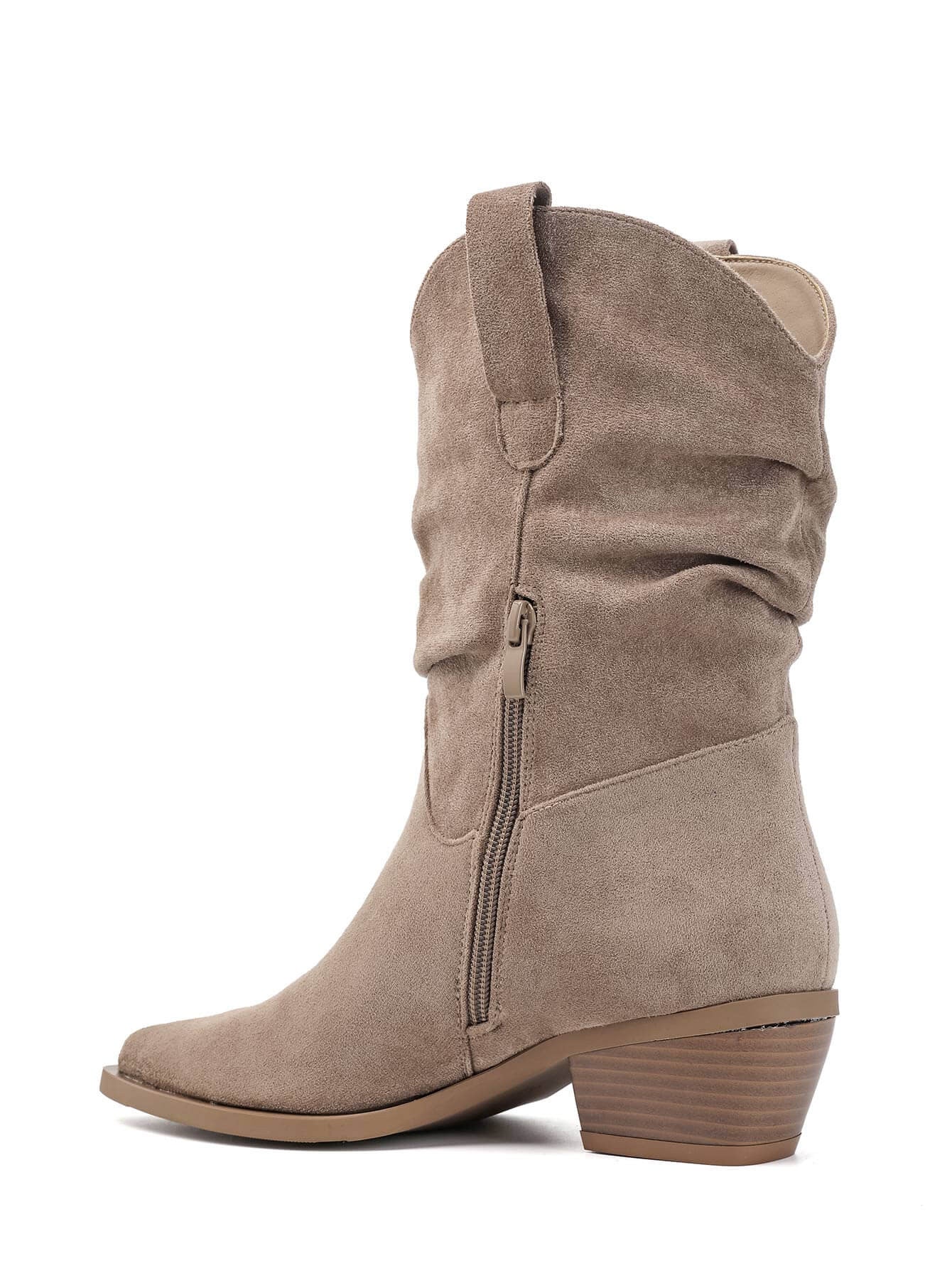 Audrey Khaki Boots