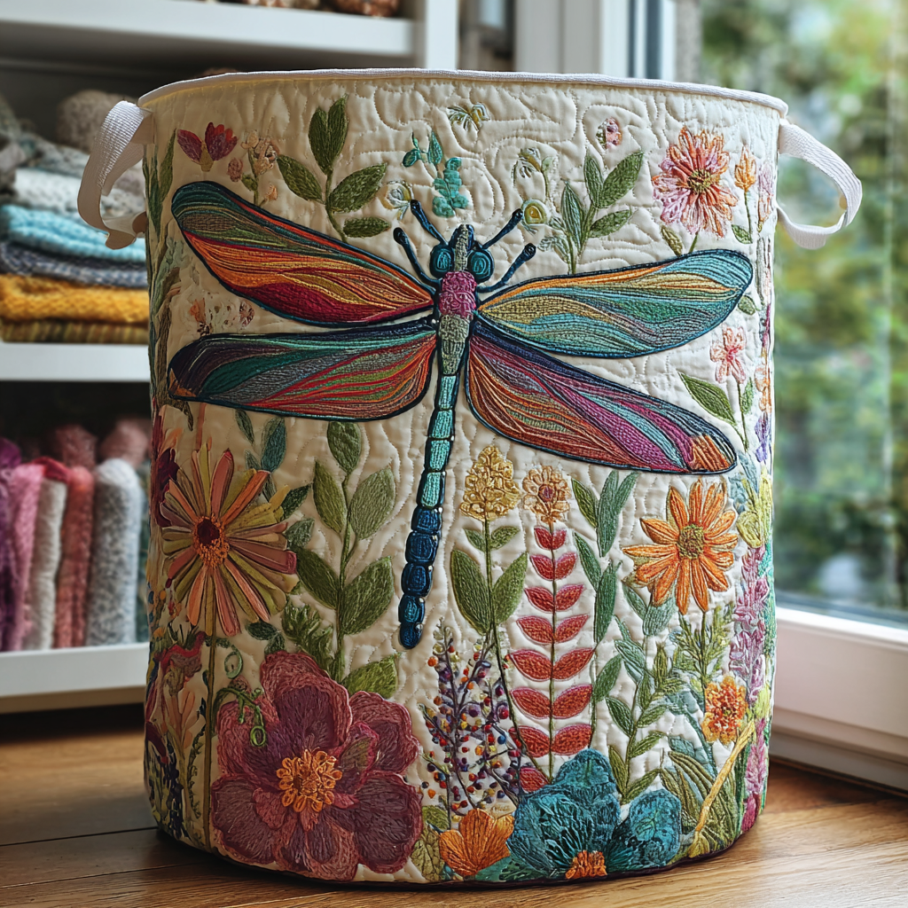 IRIS | Panier à Linge Jardin Libellule