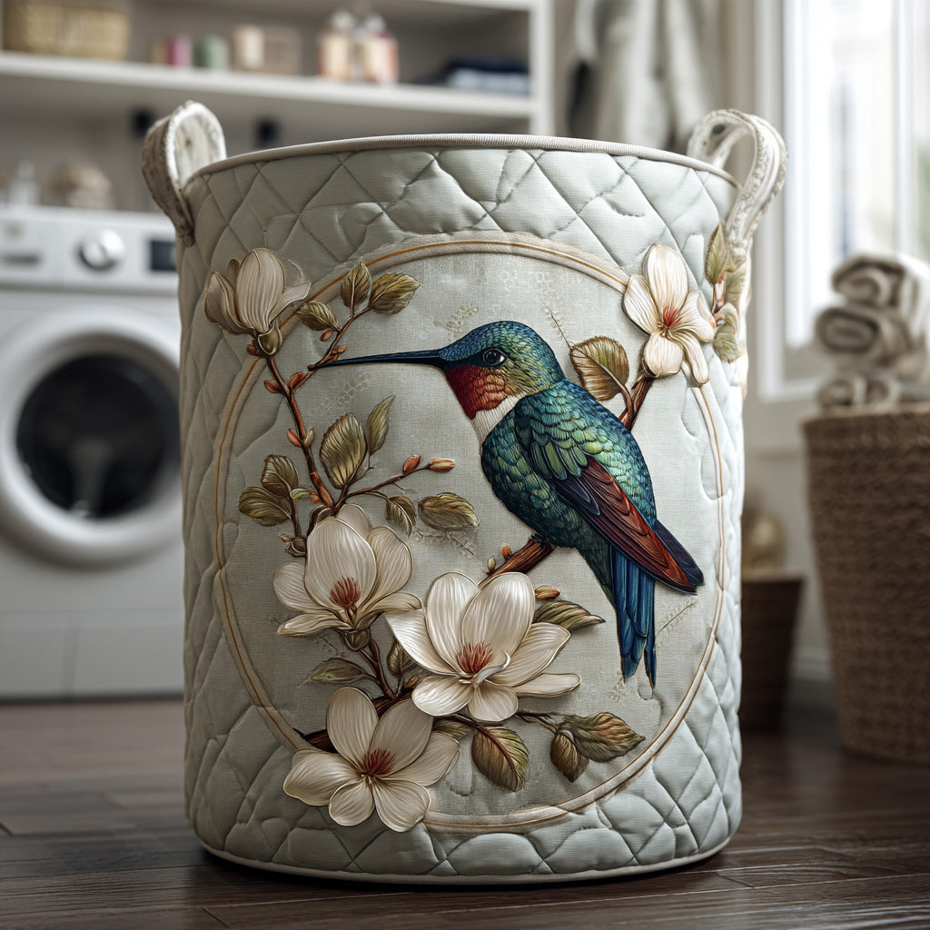 DAISY | Panier à Linge en Dentelle Colibri