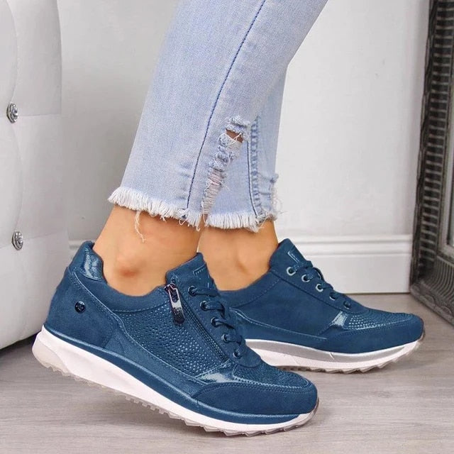 Liora | Baskets Orthopédiques Femme – Respirantes & Soutien Premium