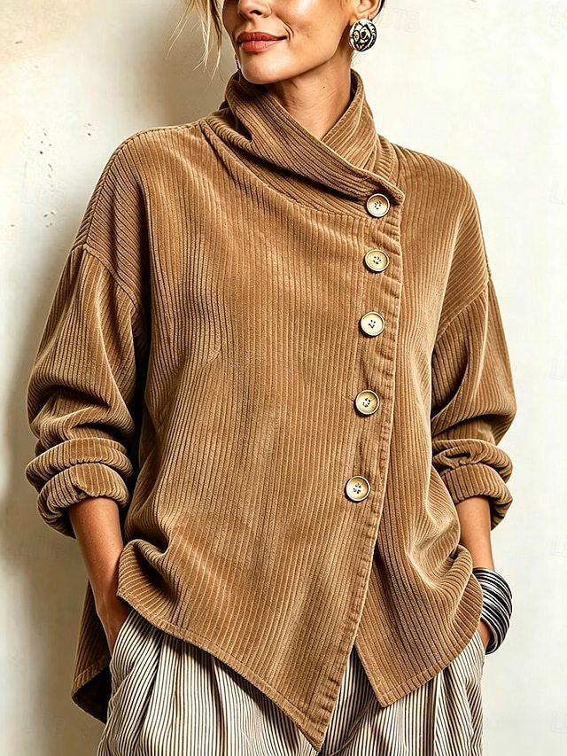 Claudia | Côtelé Velvet Sweater