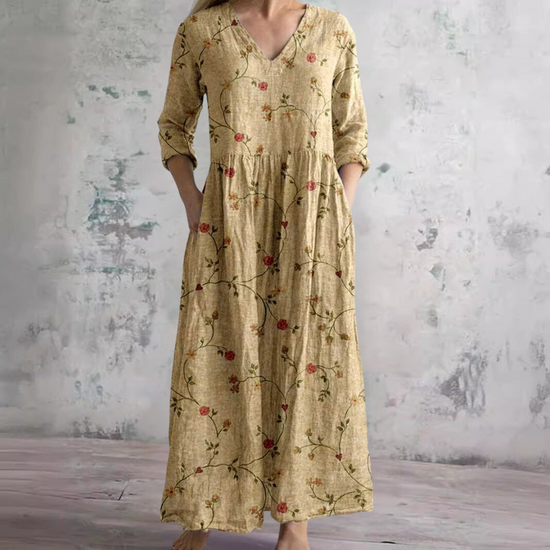 Maelys | Robe fluide fleurie élégante