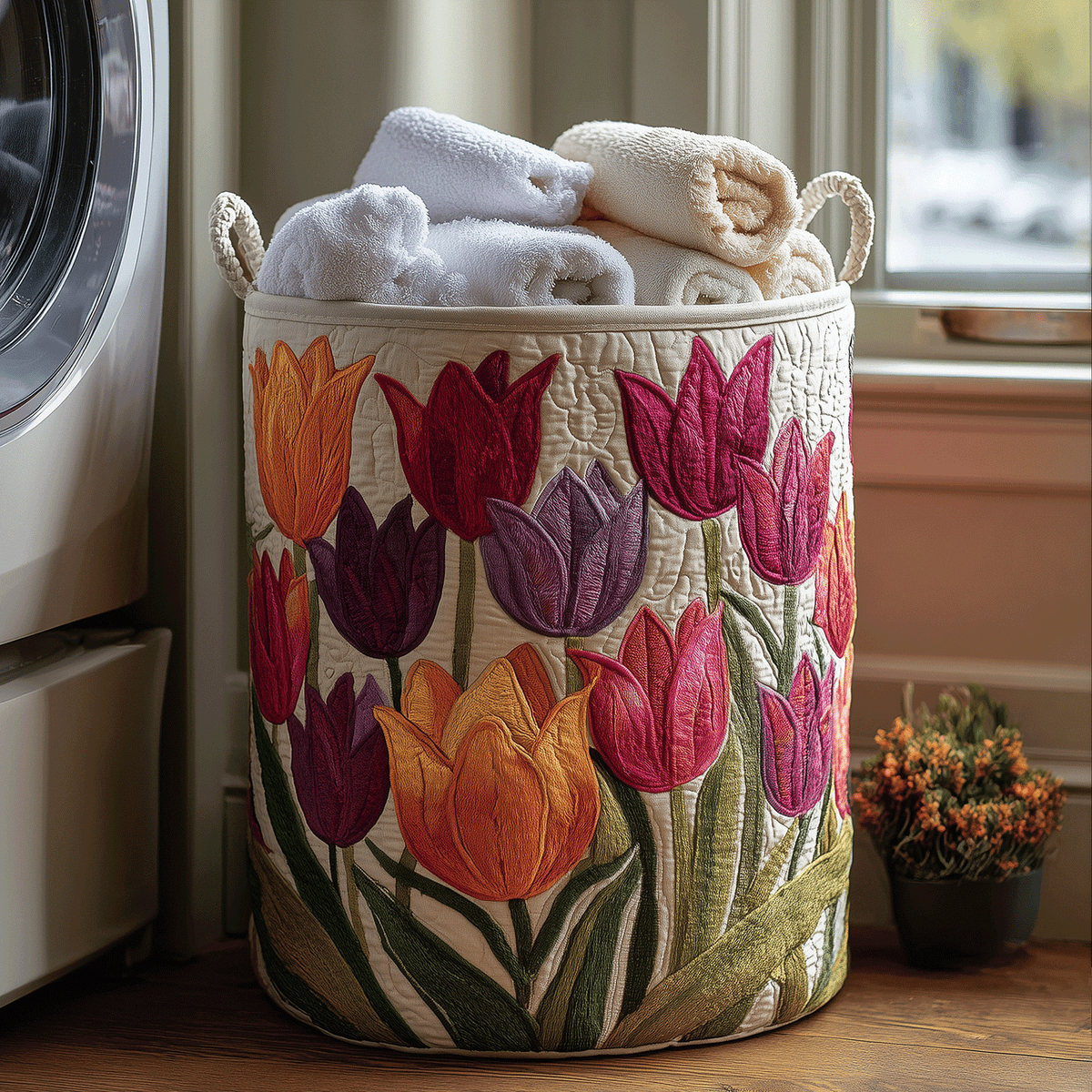 LILY | Panier à Linge Tulipe Joyeuse
