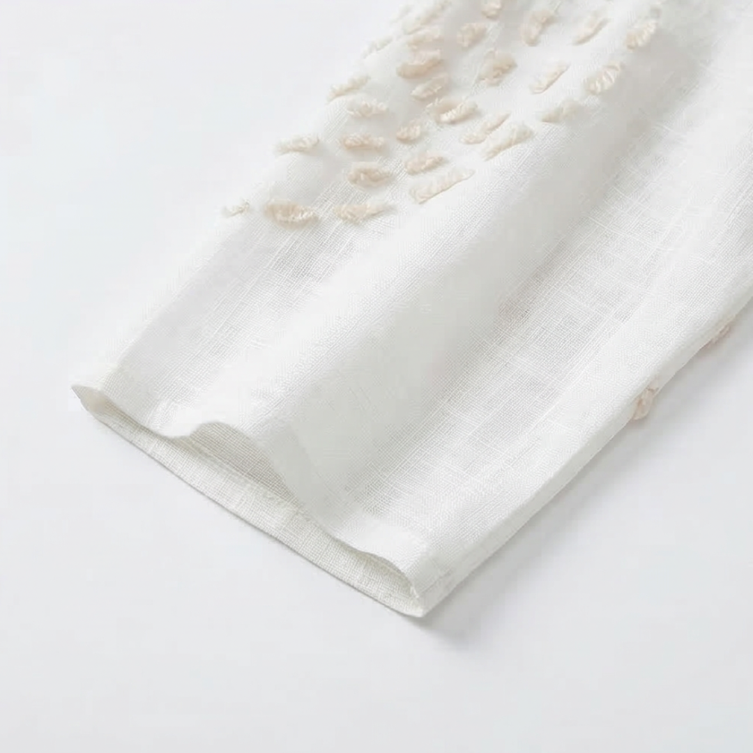 Robe décontractée brodée pour femme