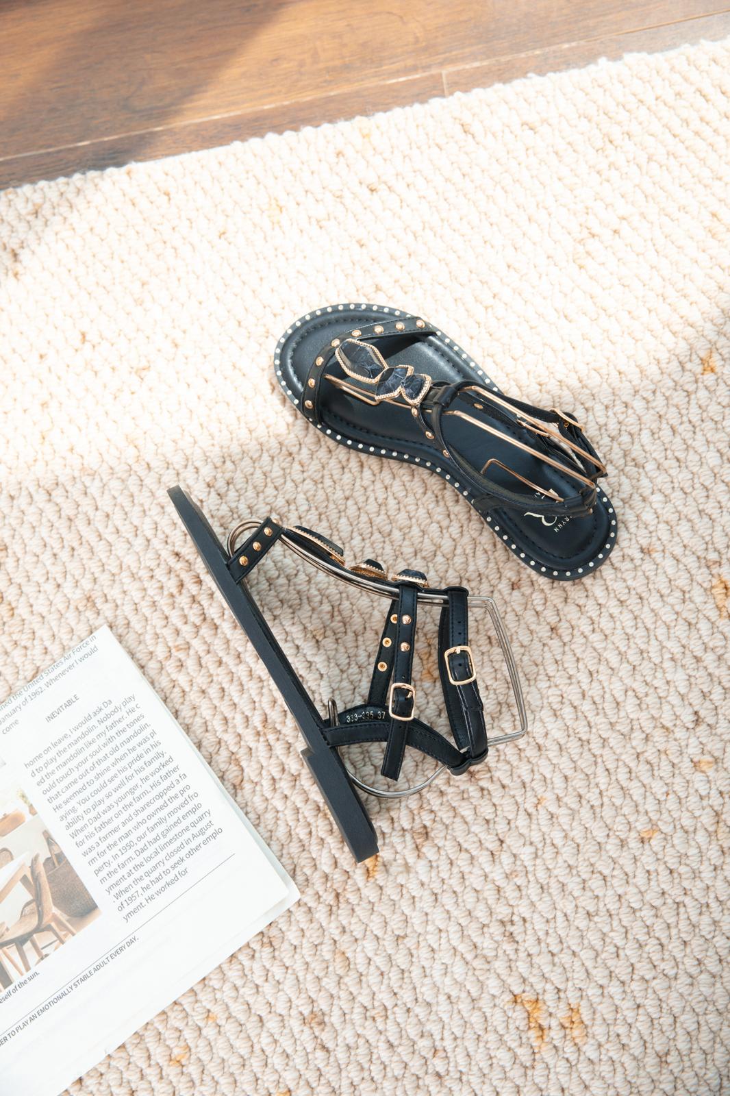 Black Jade Sandals