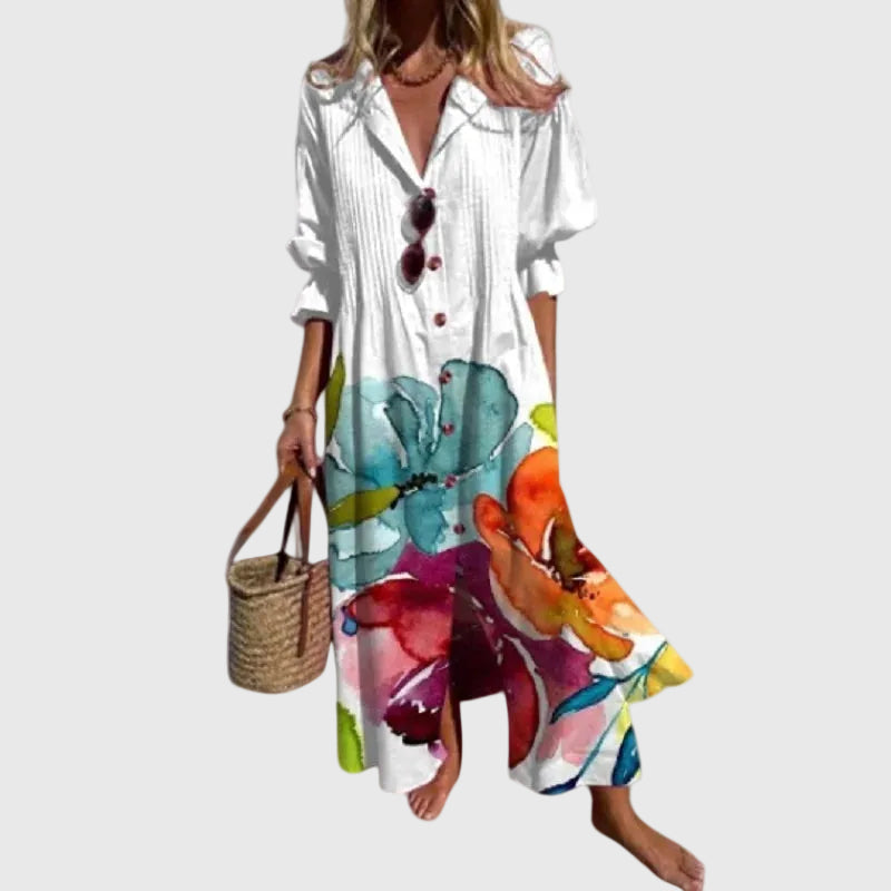 Zariah | Élégant robe longue de style bohème
