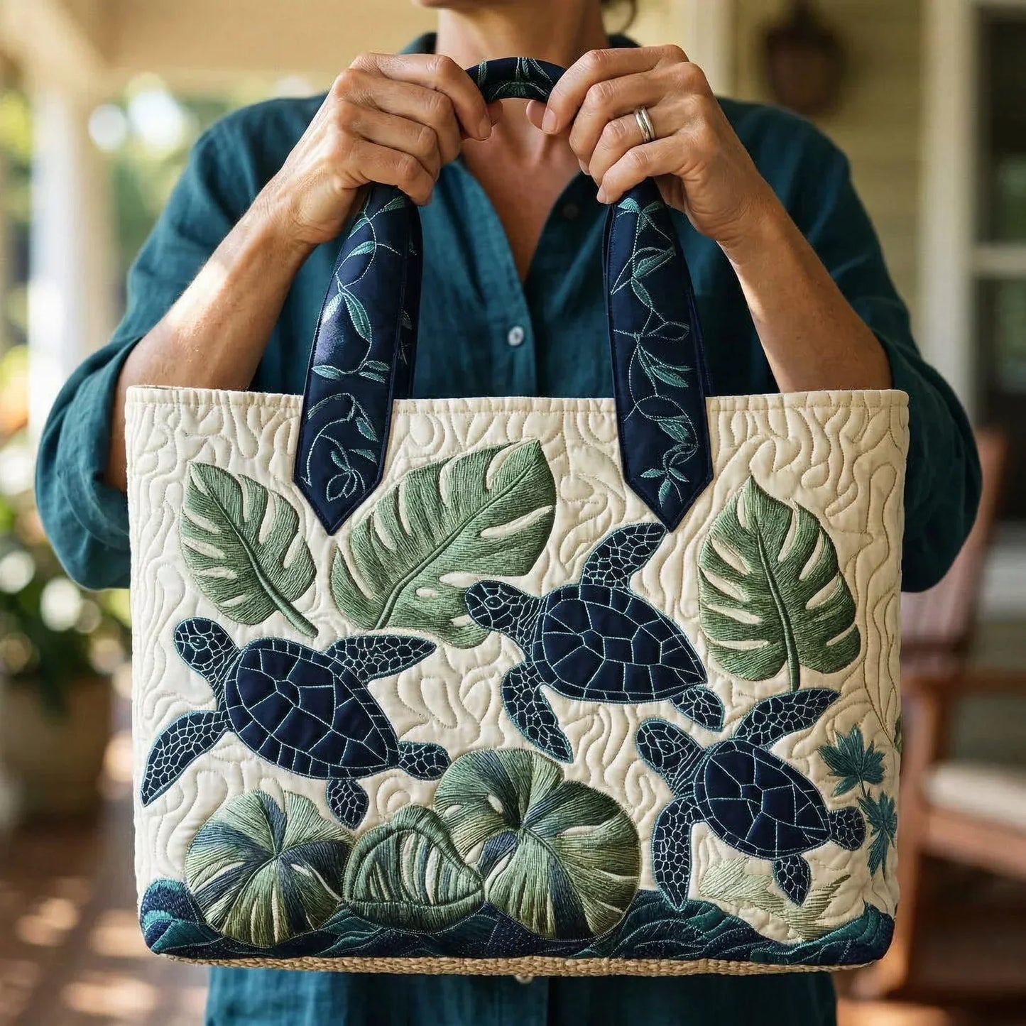 Sac Artisanal - Grâce de la Tortue Marine