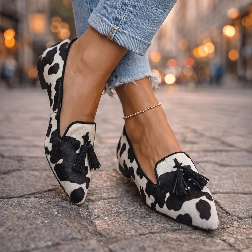 Ondina Ballerinas with Pom Poms