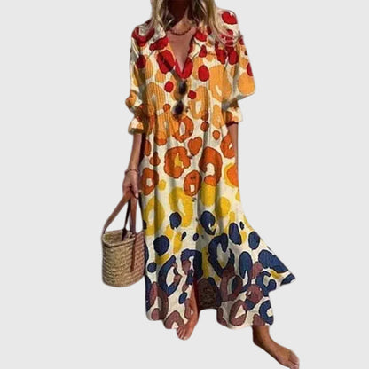 Zariah | Élégant robe longue de style bohème