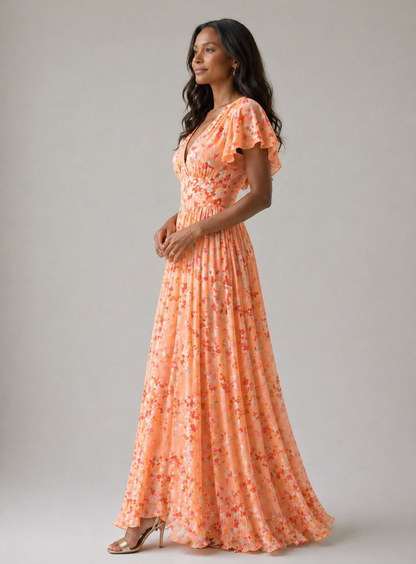Victoire | Robe glamour flatteuse pour le ventre