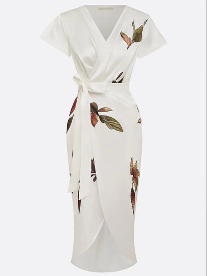 Céleste | Robe portefeuille élégante