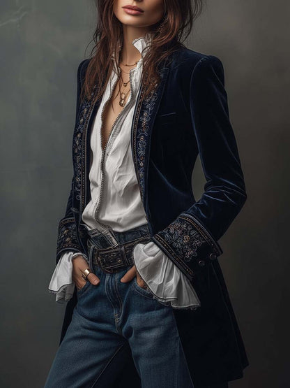 Nuria - Élégante Veste en Velours