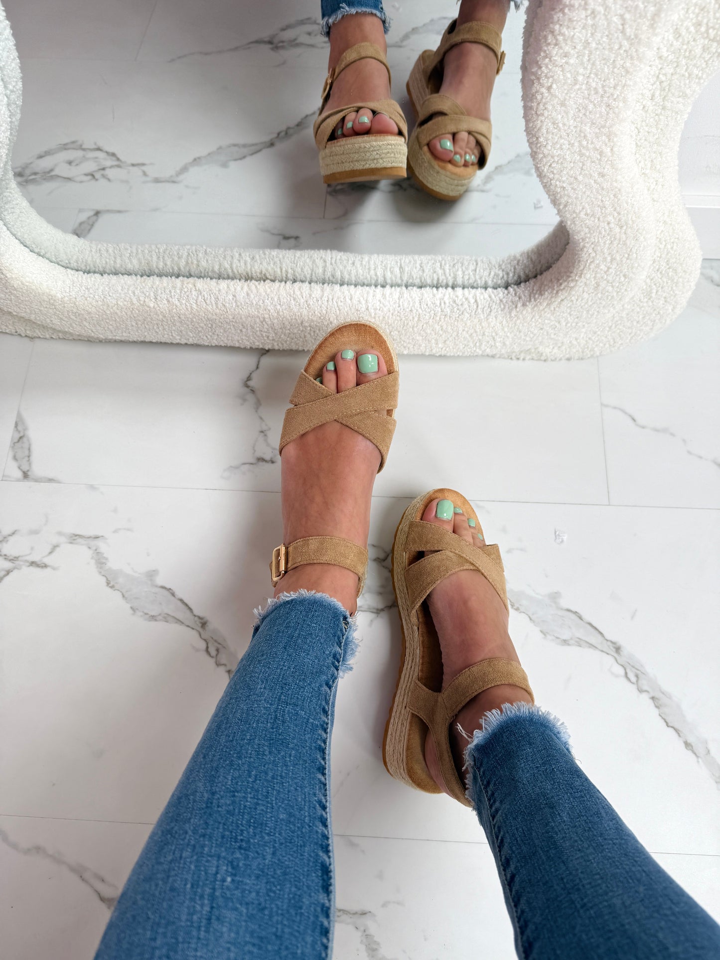 Khaki Dionne Sandals