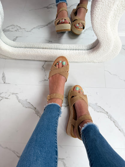 Khaki Dionne Sandals