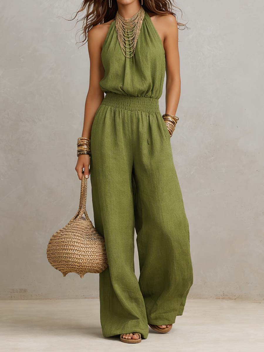Ainara | Combinaison à col halter