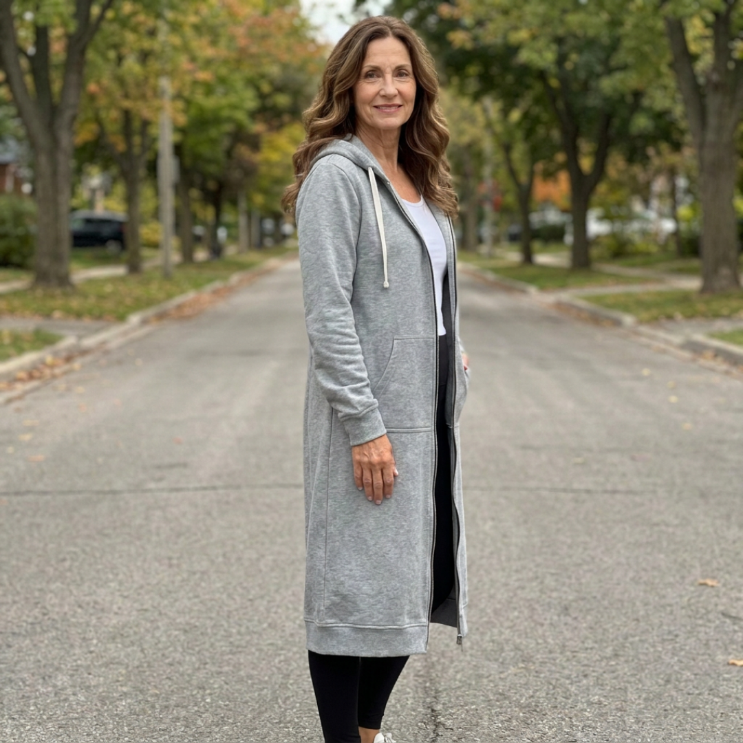 Brixley | Cardigan Long à Zip