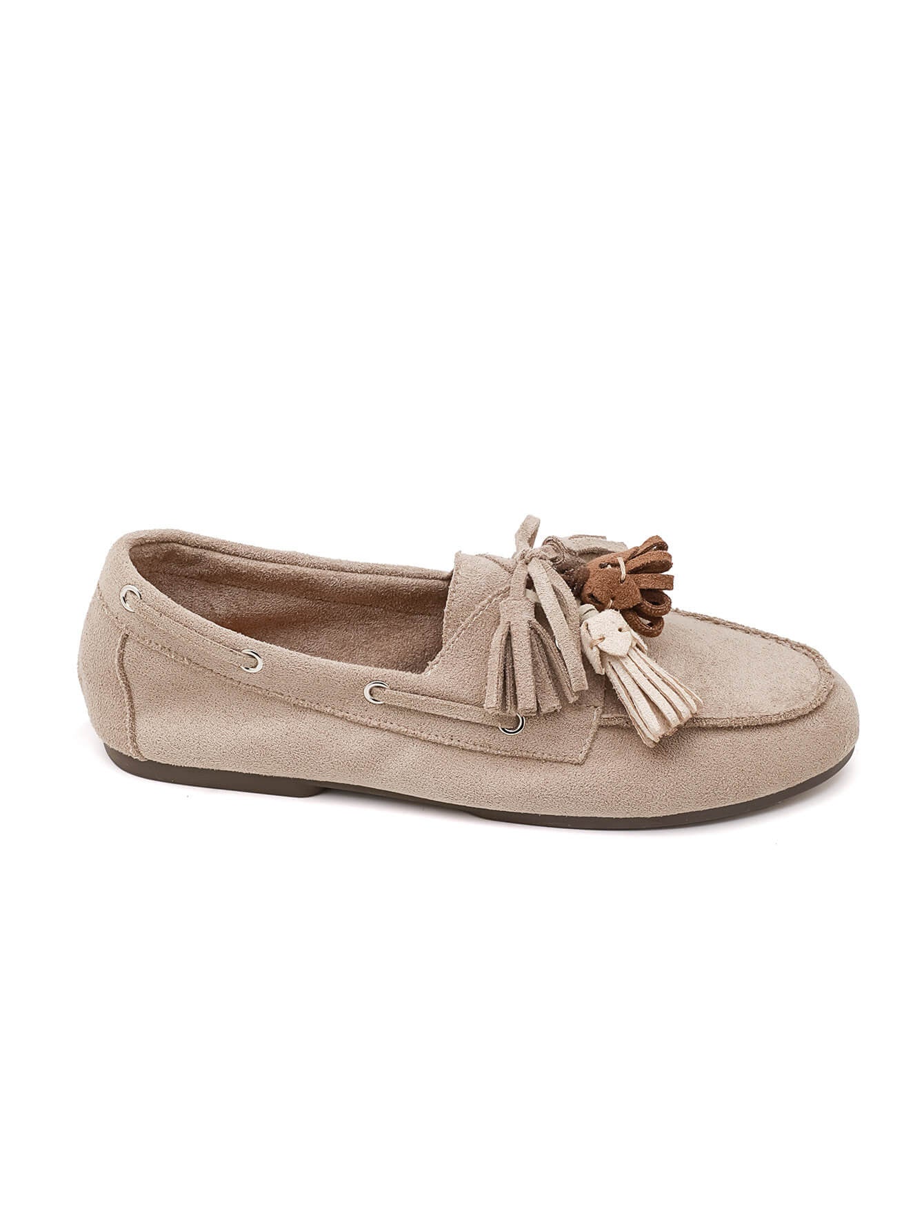 Beige Marbs Moccasins