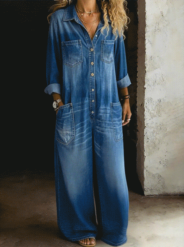 Lena | Denim mono confortable et décontracté