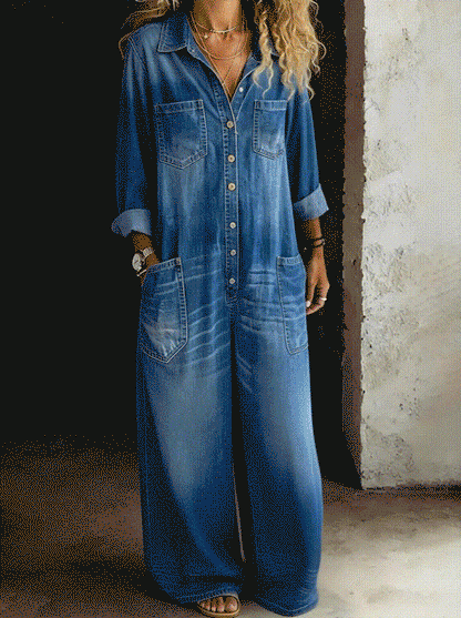 Lena | Denim mono confortable et décontracté