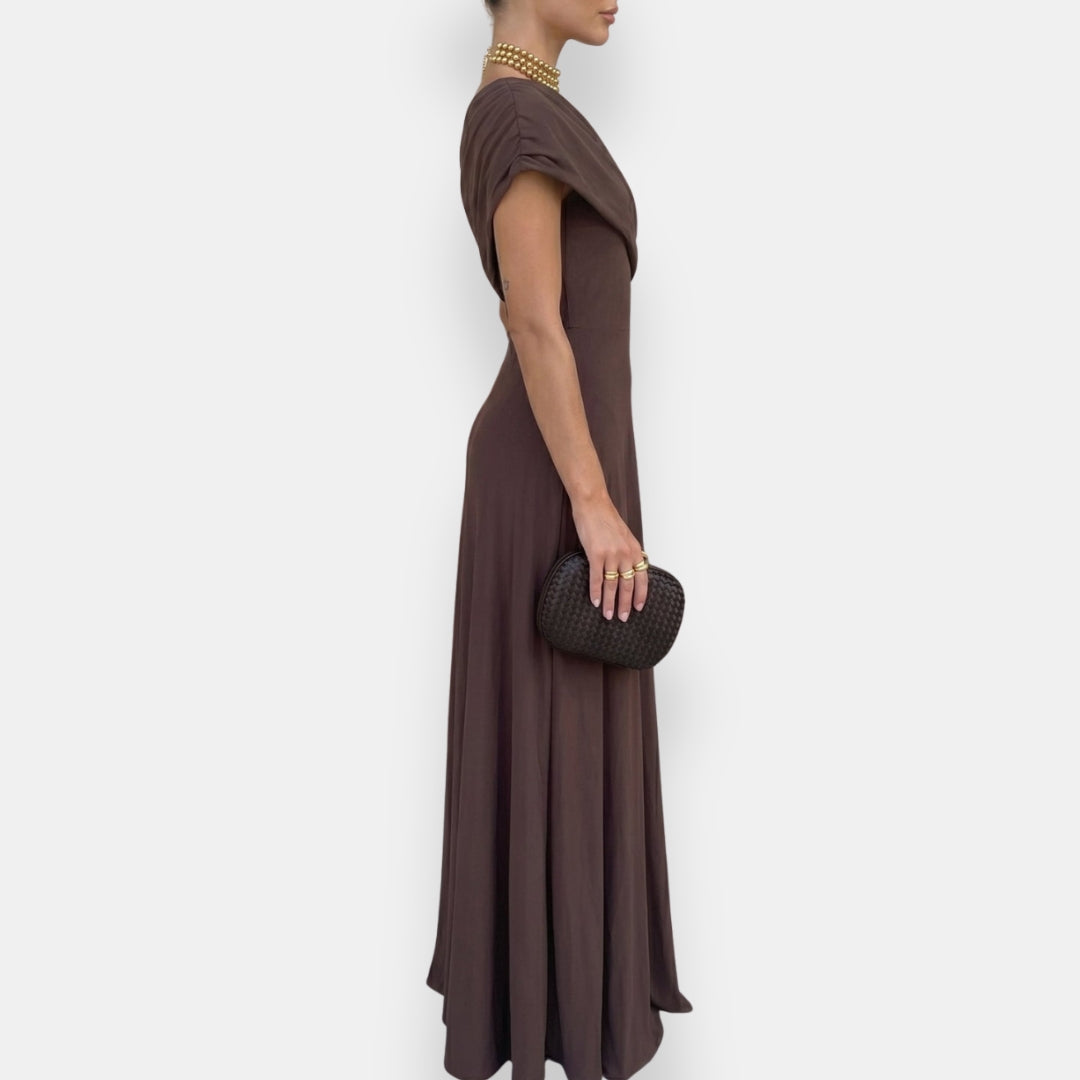 Tarvinelle | Robe Longue Drapée