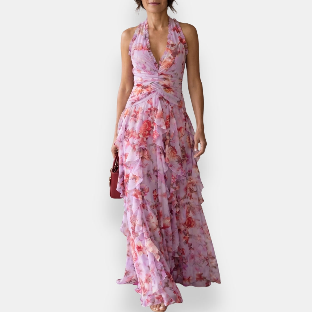 Calvonde | Robe Longue Fleurie
