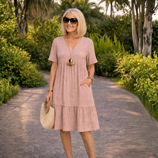 Aline – Robe fluide légère effet flatteur