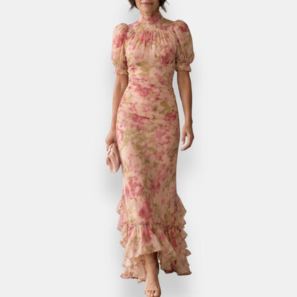 Helvarine | Robe Longue Fleurie