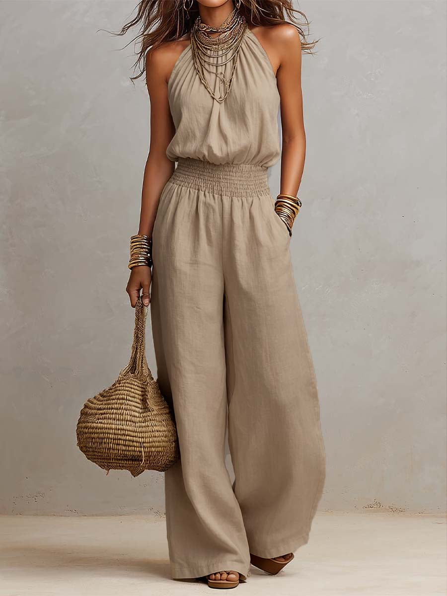 Ainara | Combinaison à col halter