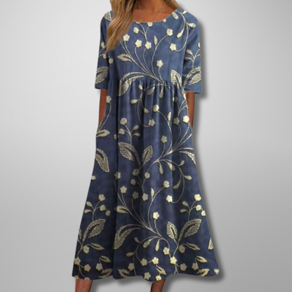 Gail - Élégante Robe Midi Décontractée