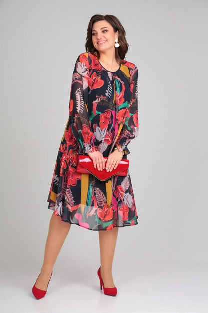 Floride – Élégante robe à fleurs