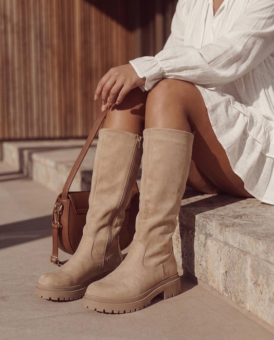 Anetta Kaki Bottes Montantes
