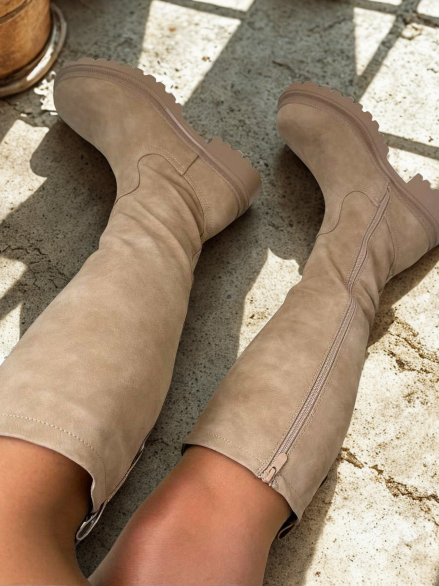 Anetta Kaki Bottes Montantes