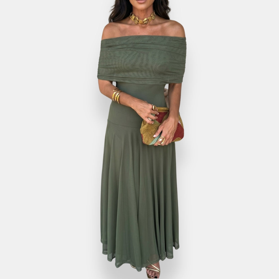 Tarvinelle | Robe Longue Drapée