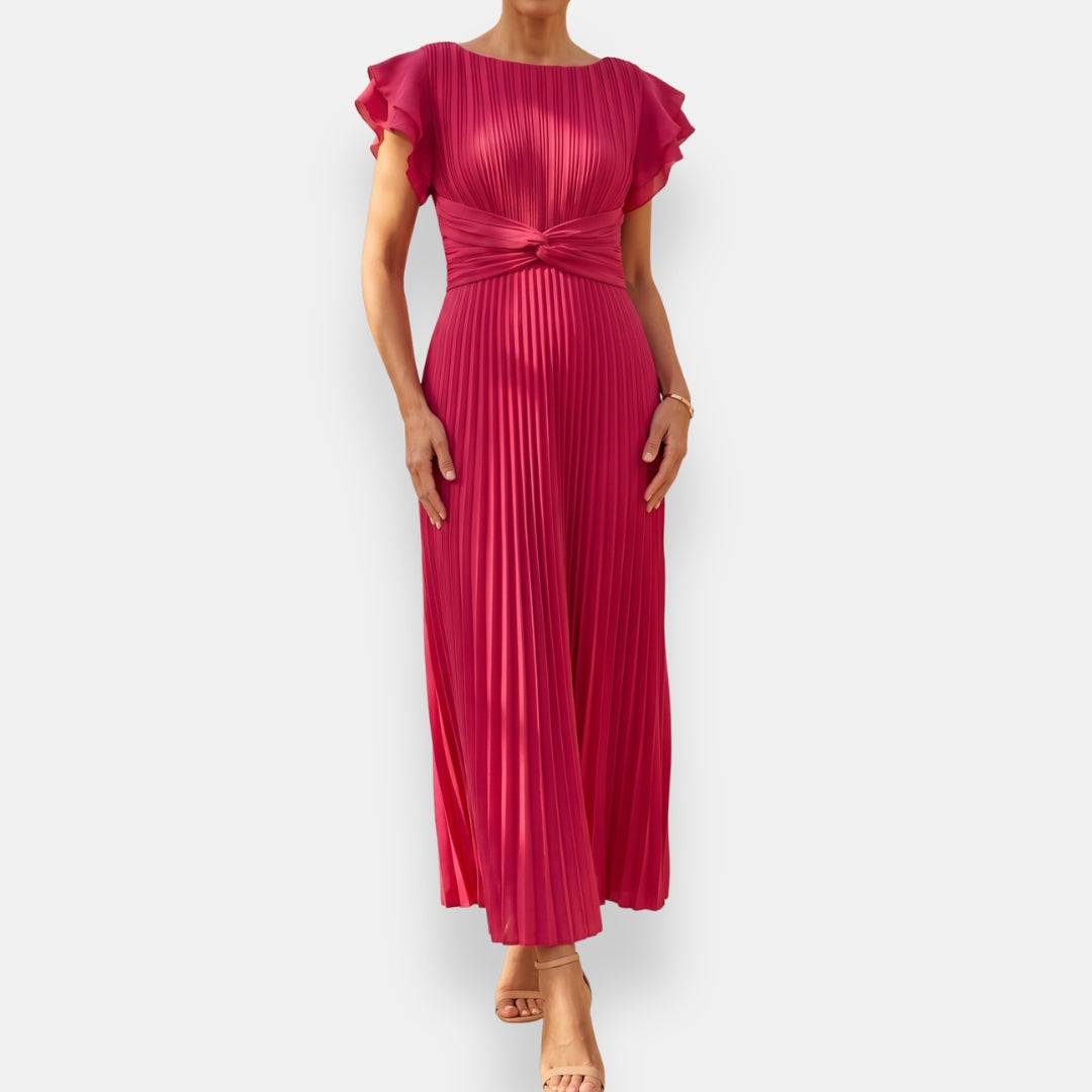 Rolvinde | Robe Longue Plissée