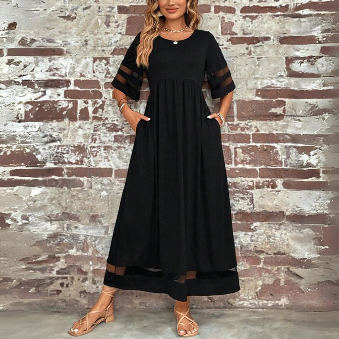 Auris – Robe midi flatteuse