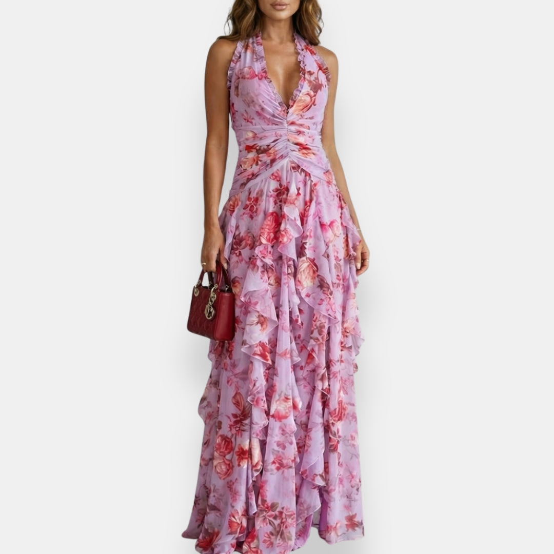 Calvonde | Robe Longue Fleurie