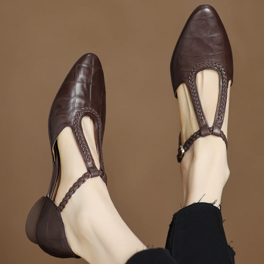 Éliane – Mary Janes en cuir