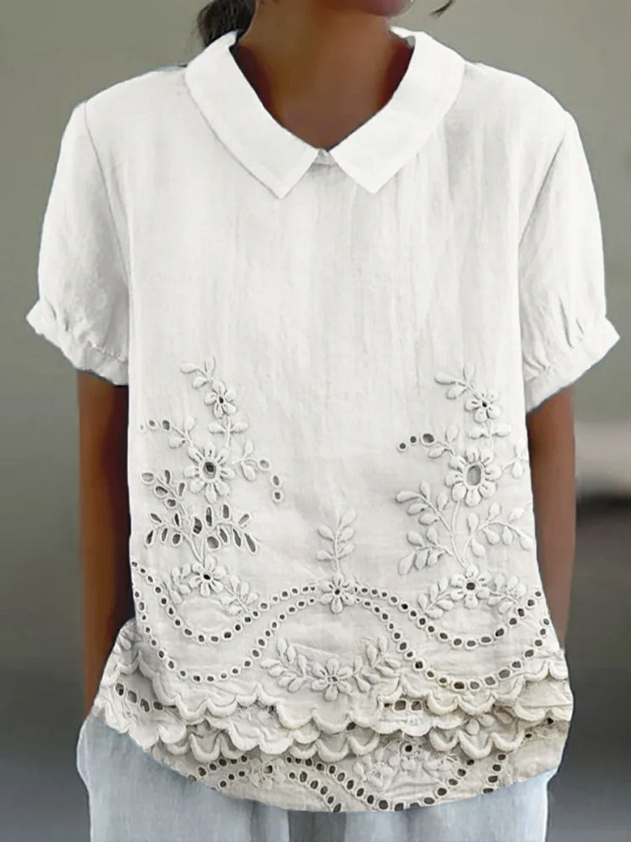 Lily | Embroidered Shirt
