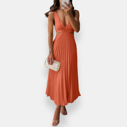 Volverine | Robe Longue Plissée