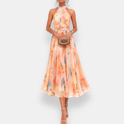 Ervalde | Robe Mi-Longue Fleurie