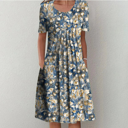 Hailey | Robe florale élégante et décontractée avec poches