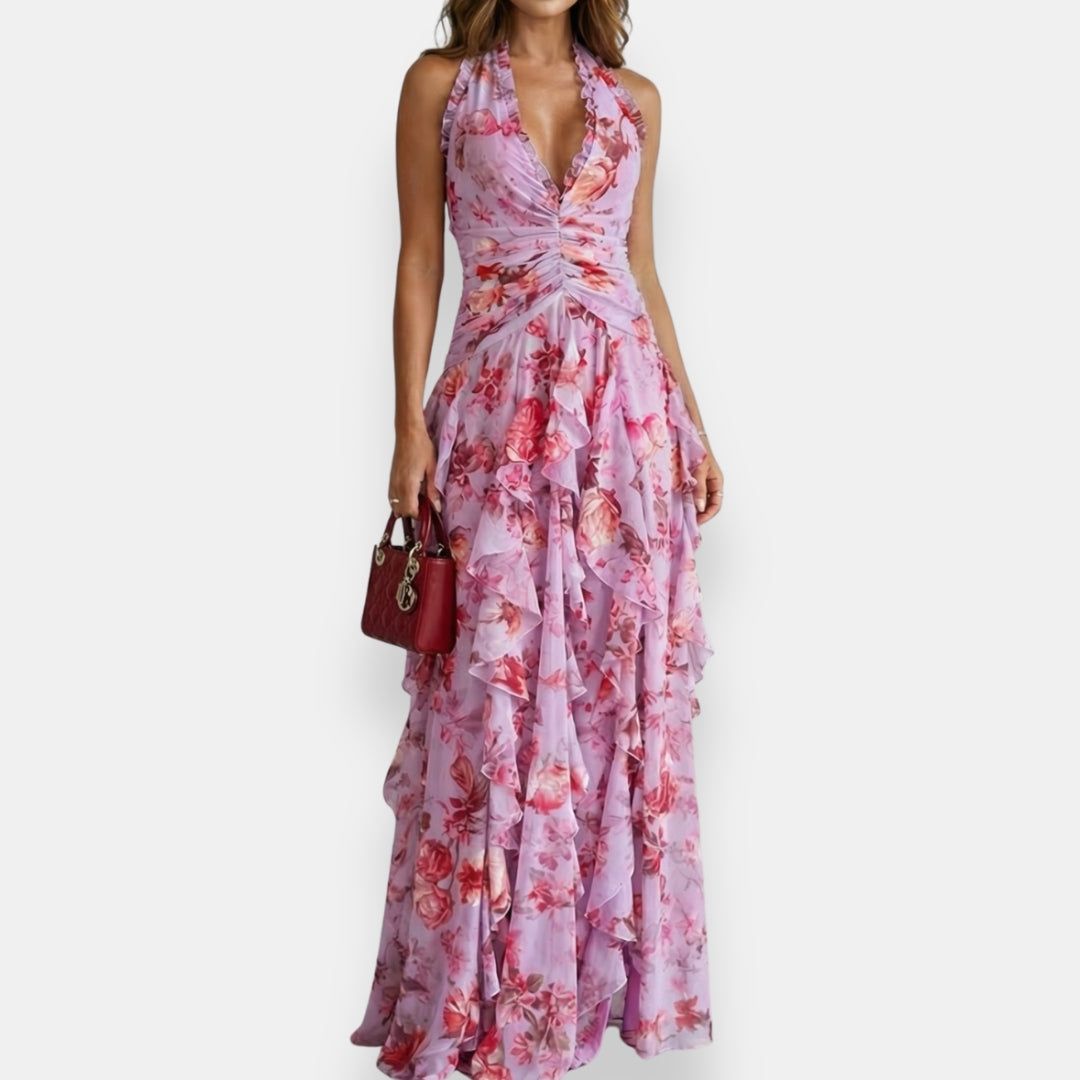 Calvonde | Robe Longue Fleurie