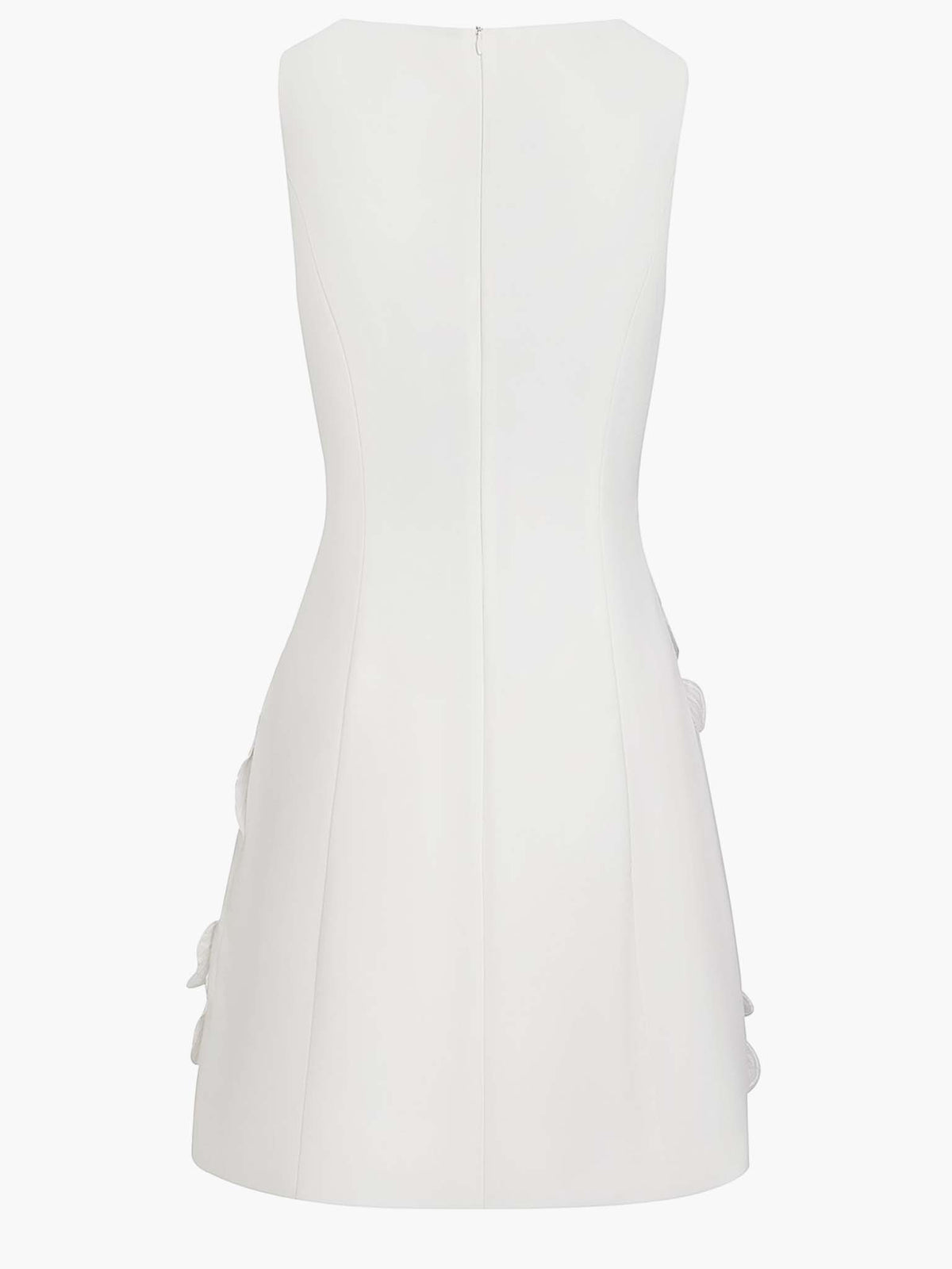 Robe Mini Élégante Sans Manches avec Détail Découpé