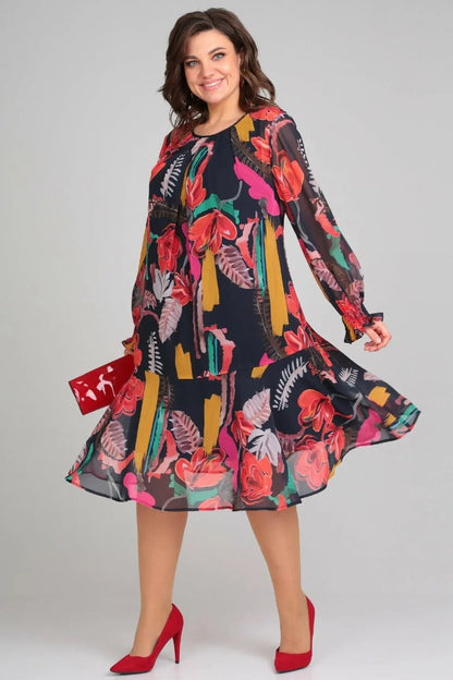 Floride – Élégante robe à fleurs