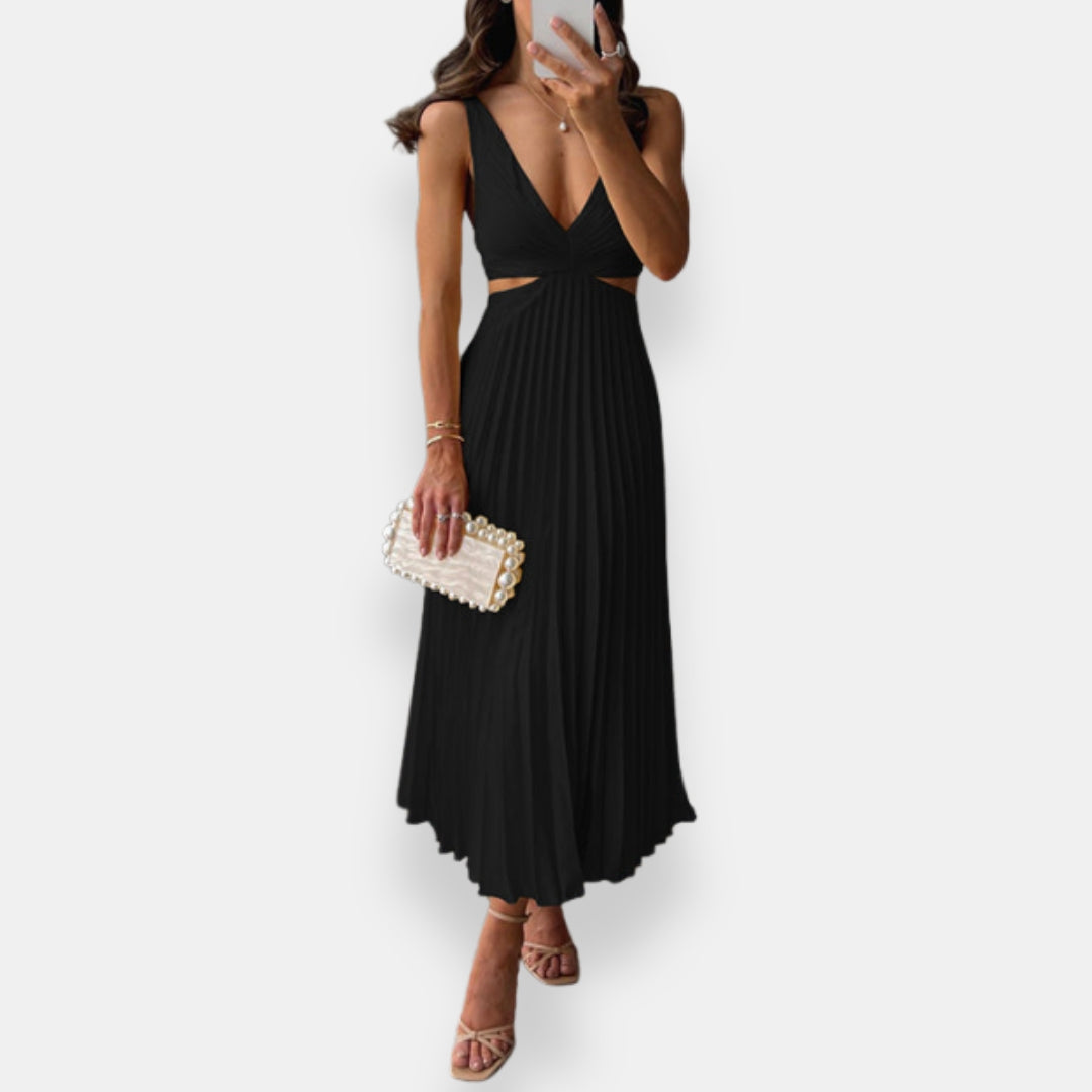 Volverine | Robe Longue Plissée