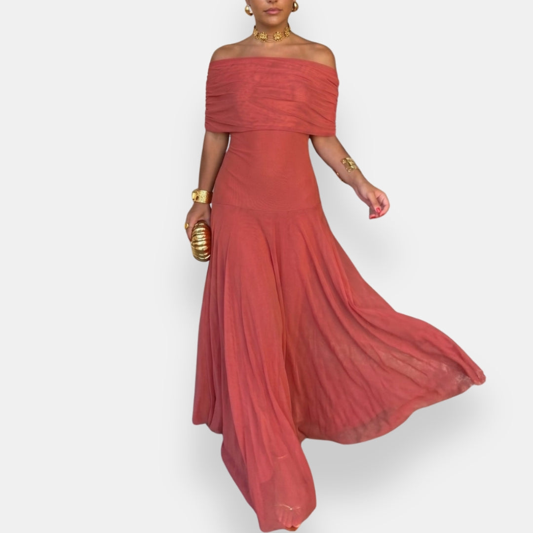 Tarvinelle | Robe Longue Drapée